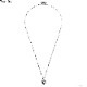PEANUTS & CO. SMALL BULL IN DIAMOND + NECKLACE (SILVER)