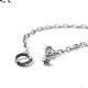 PEANUTS & CO. SMALL BULL IN DIAMOND + NECKLACE (SILVER)