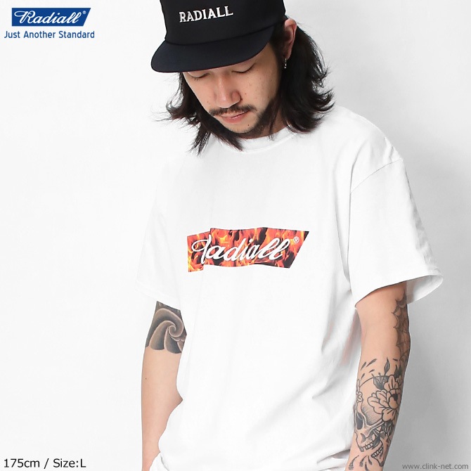 RADIALL FLAME - CREW NECK T-SHIRT S/S (WHITE)