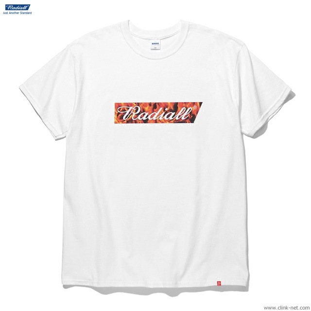 RADIALL FLAME - CREW NECK T-SHIRT S/S (WHITE)