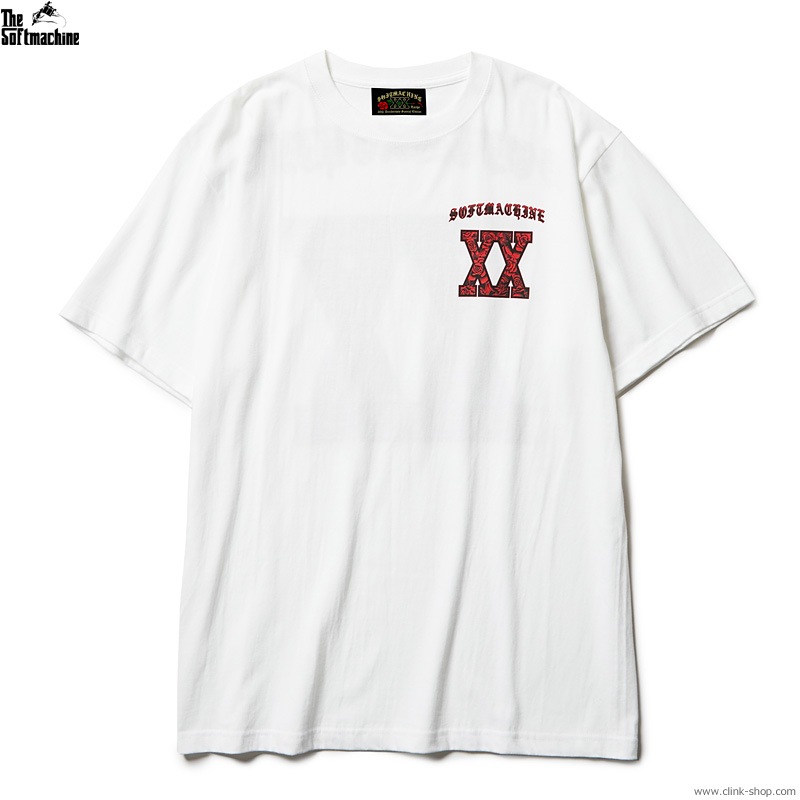 O*C様 SOFTMACHINE XX Tシャツ 20周年記念モデル ホワイト CLINK｜SOFTMACHINE XX-T｜東京・吉祥寺｜SOFTMACHINE・BLUCO・DEUS