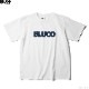 BLUCO PRINT TEE -Logo- (WHITE-NAVY) [1201-3A09]