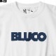 BLUCO PRINT TEE -Logo- (WHITE-NAVY) [1201-3A09]