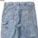 CARHARTT WIP SINGLE KNEE PANT (BLUE STONE BLEACHED)
