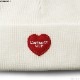 CARHARTT WIP HEART PATCH BEANIE (WAX)