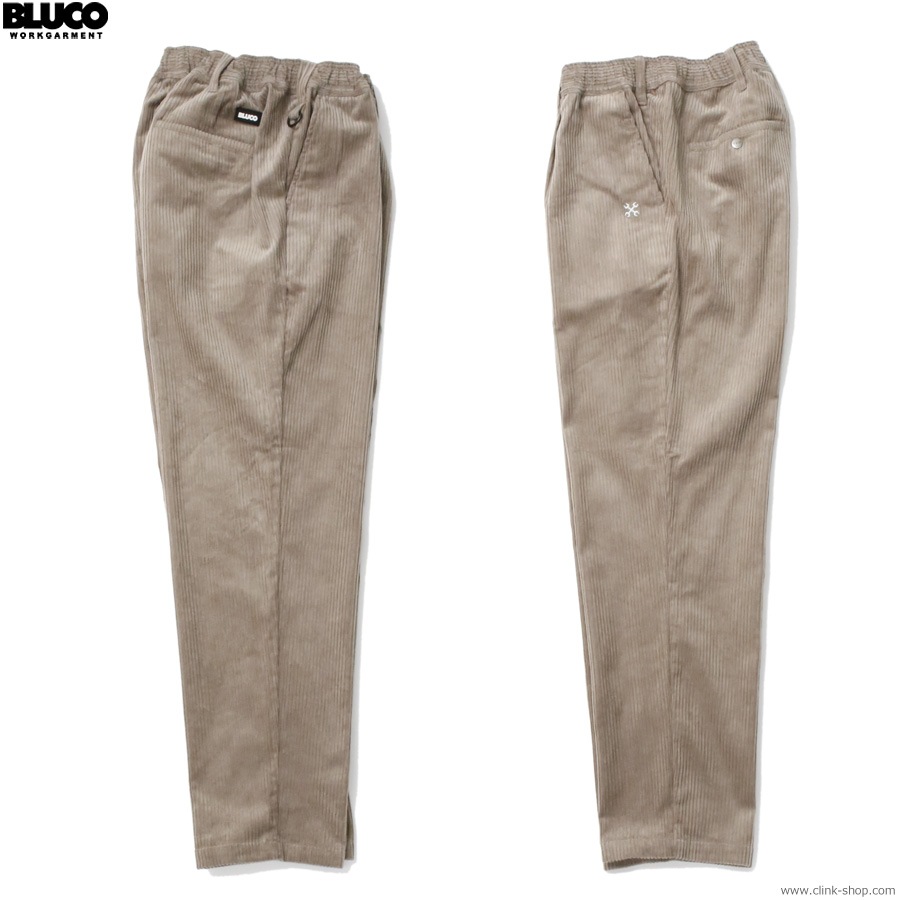 BLUCO CORDUROY EASY WORK PANTS (GREIGE) [155-41-037]