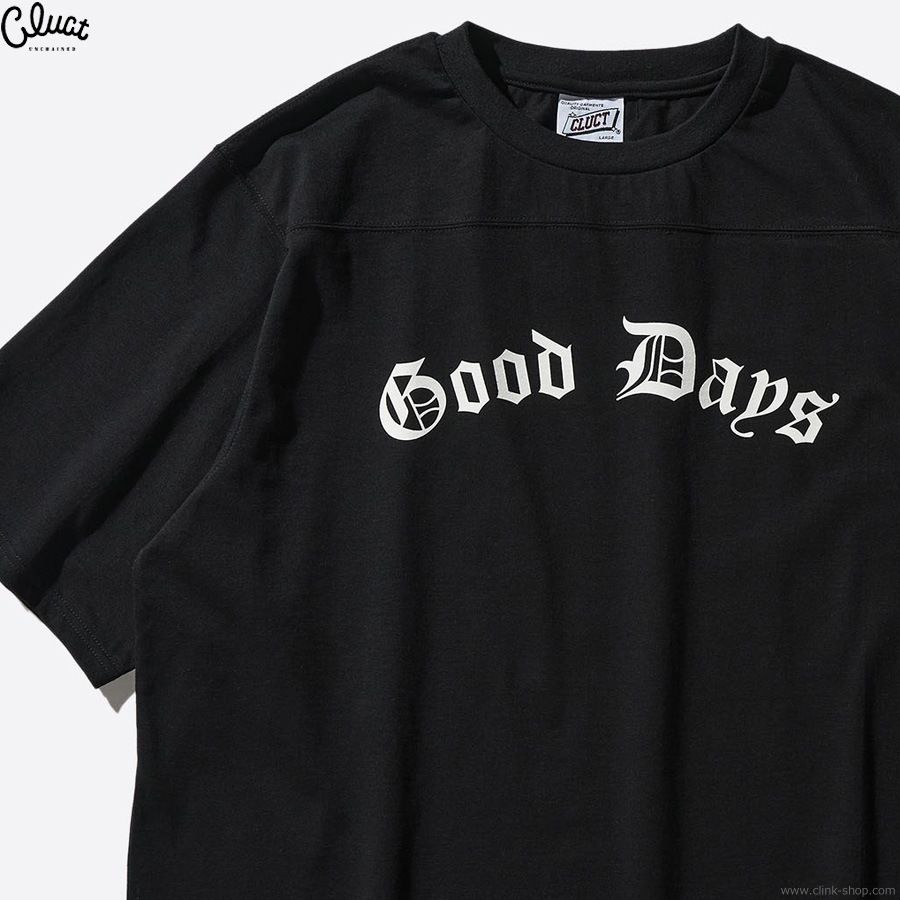 CLUCT SAUGAS (BLACK) [FOOT BALL S/S TOP] 05177