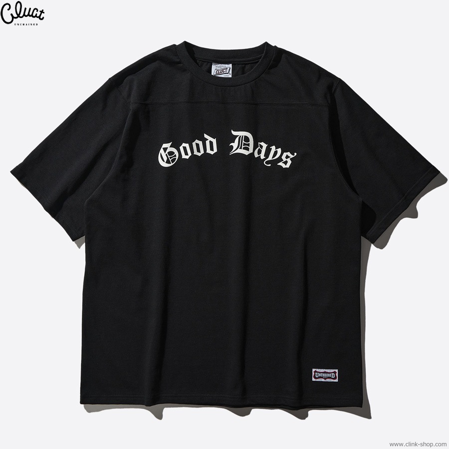 CLUCT SAUGAS (BLACK) [FOOT BALL S/S TOP] 05177