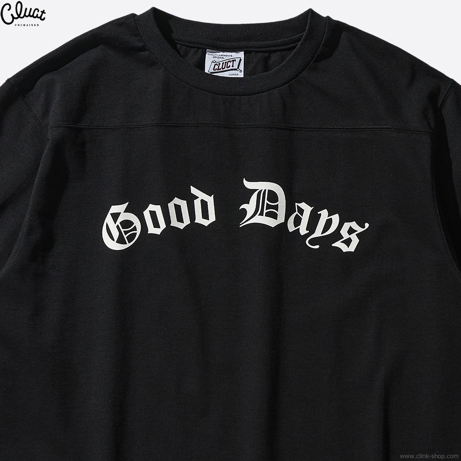 CLUCT SAUGAS (BLACK) [FOOT BALL S/S TOP] 05177