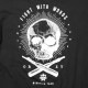 OBEY PREMIUM TEE "FIGHT WITH WORDS" (BLACK) [ARTIST SERIES:RAVI ZUPA]