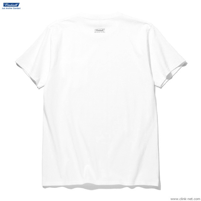 RADIALL PLAIN - CREW NECK POCKET T-SHIRT S/S (WHITE)