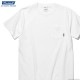 RADIALL PLAIN - CREW NECK POCKET T-SHIRT S/S (WHITE)