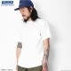 RADIALL PLAIN - CREW NECK POCKET T-SHIRT S/S (WHITE)