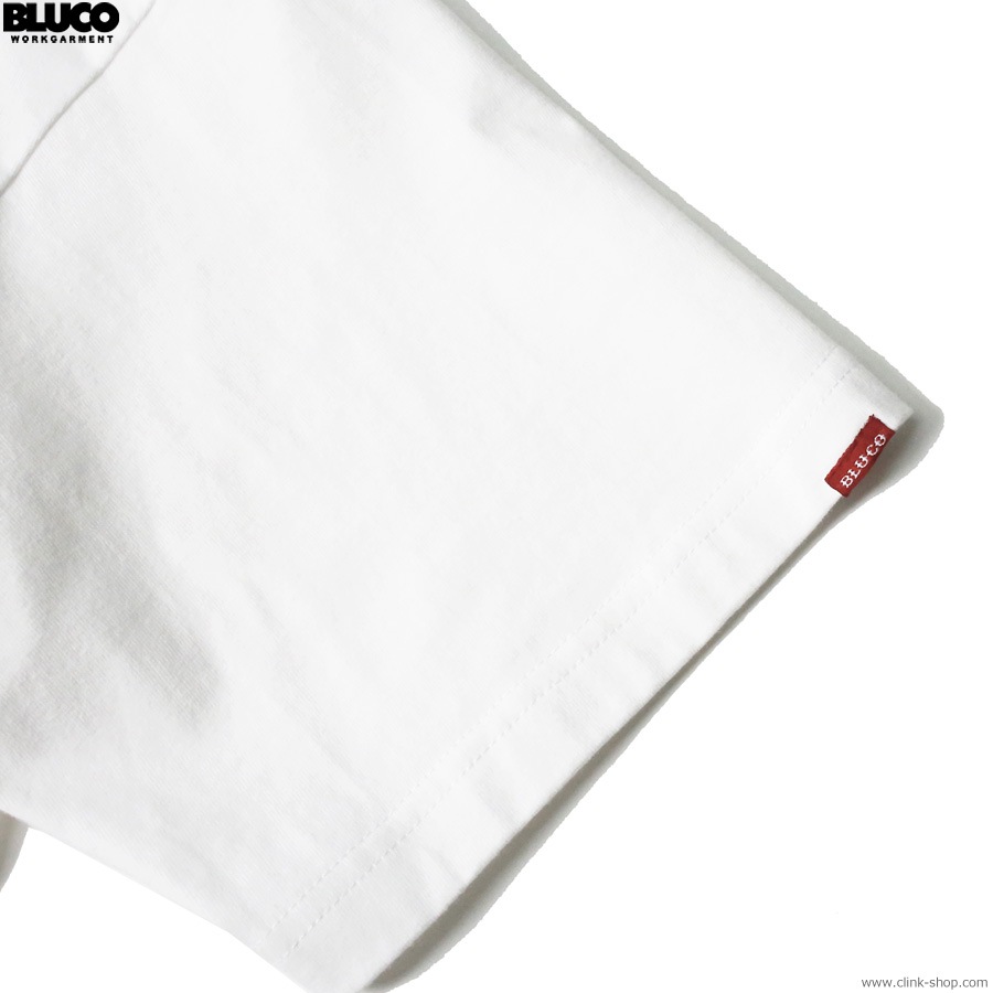 BLUCO PRINT TEE -Logo- (WHITE-BLACK) [1201-3A09]