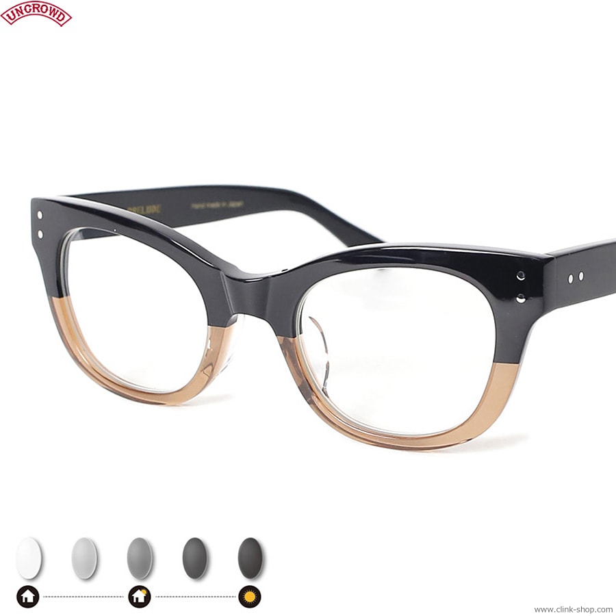 CLINK｜UNCROWD PRELUDE -PHOTOCHROMIC SERIES- (BLACK.ROOTBEER×GRAY