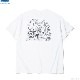 RADIALL CHOKE ON SMOKE - CREW NECK T-SHIRT S/S (WHITE) [RAD-24SS-TEE007]
