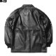 BLUCO LEATHER COACH JACKET (BLACK) [147-31-008]