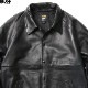 BLUCO LEATHER COACH JACKET (BLACK) [147-31-008]