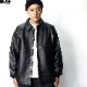 BLUCO LEATHER COACH JACKET (BLACK) [147-31-008]