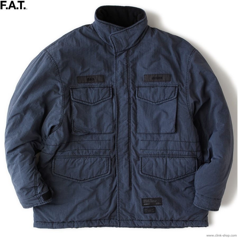 SALE 10��OFF F.A.T. �� AVIREX A-65F (BLACK) [F32520-JK13]