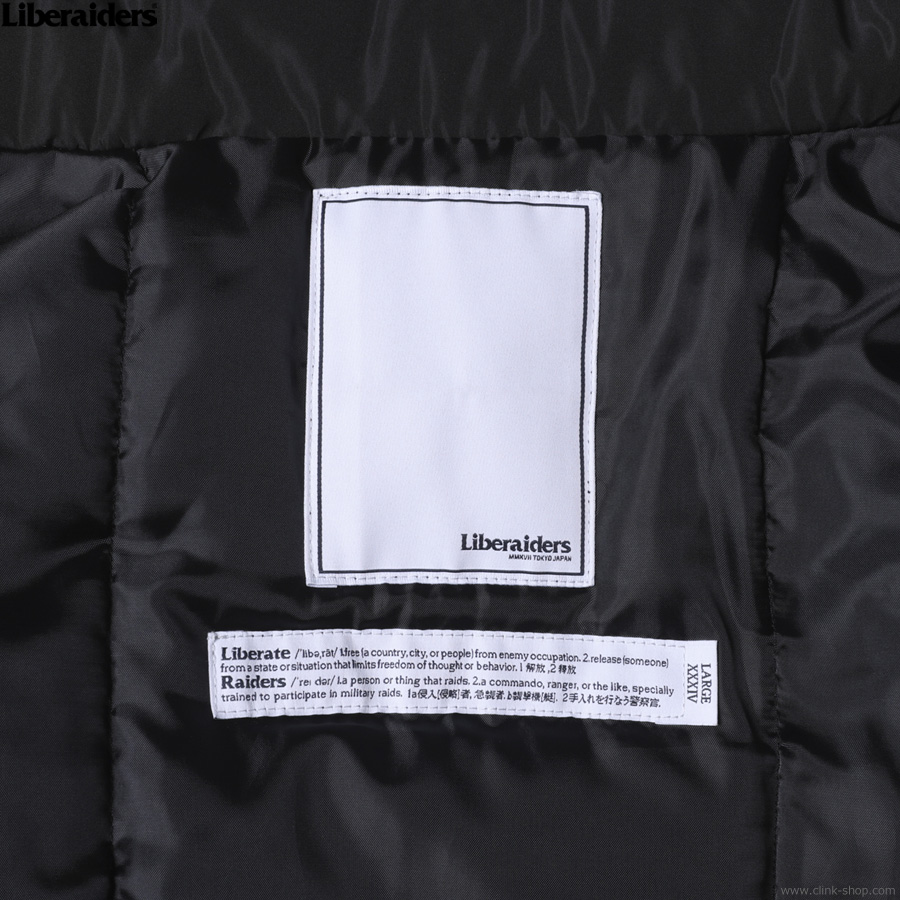 LIBERAIDERS PADDED MONSTER JACKET (BLACK) #77003
