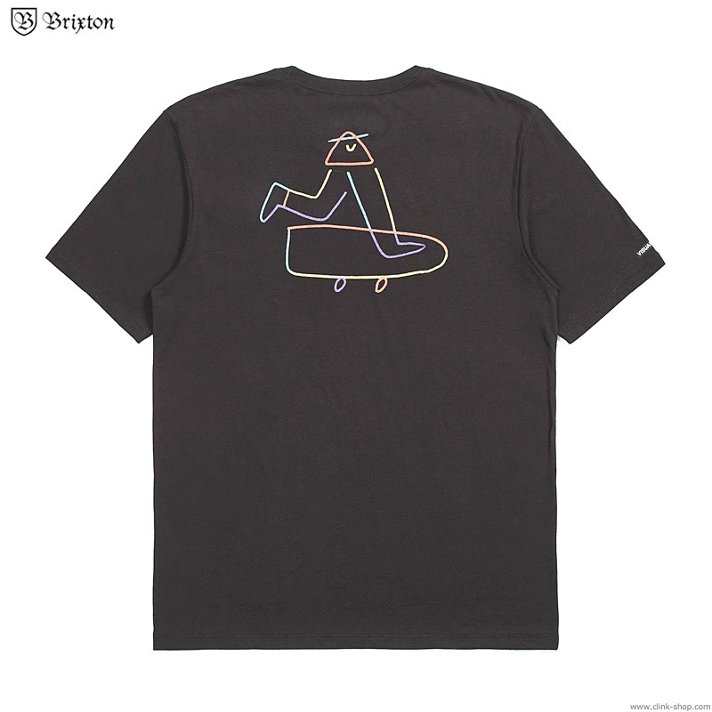 BRIXTON BEAUFORT S/S TEE (BLACK)