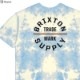 BRIXTON OATH V S/S STANDARD TEE (YELLOW/TIE DYE)