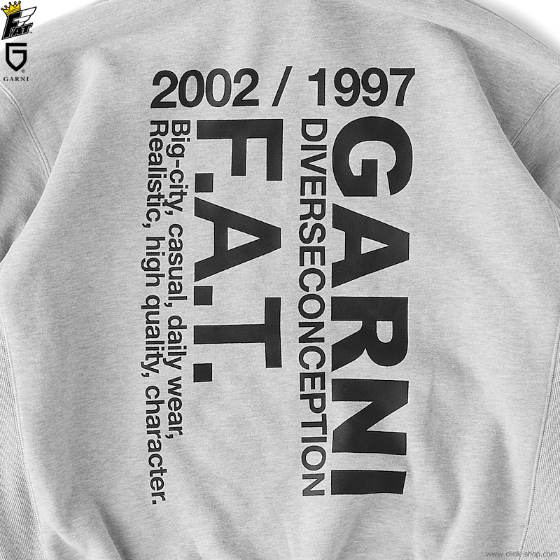 F.A.T. GARNI.F "INSCRIBE" (GRAY) [F32221-SW09]
