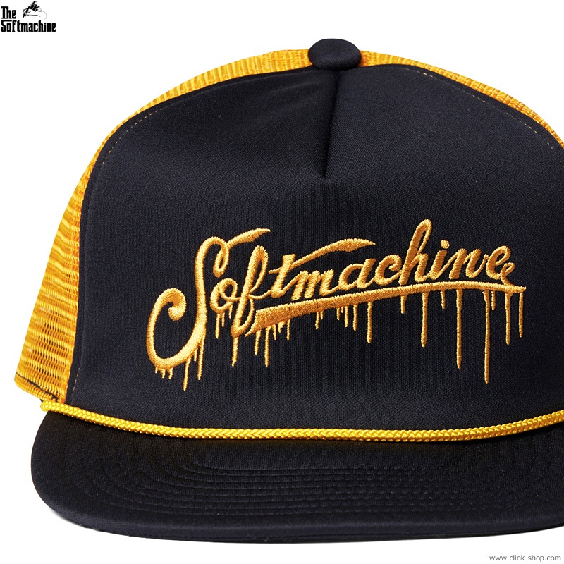SOFTMACHINE DRIPPING LOGO CAP (YELLOW)
