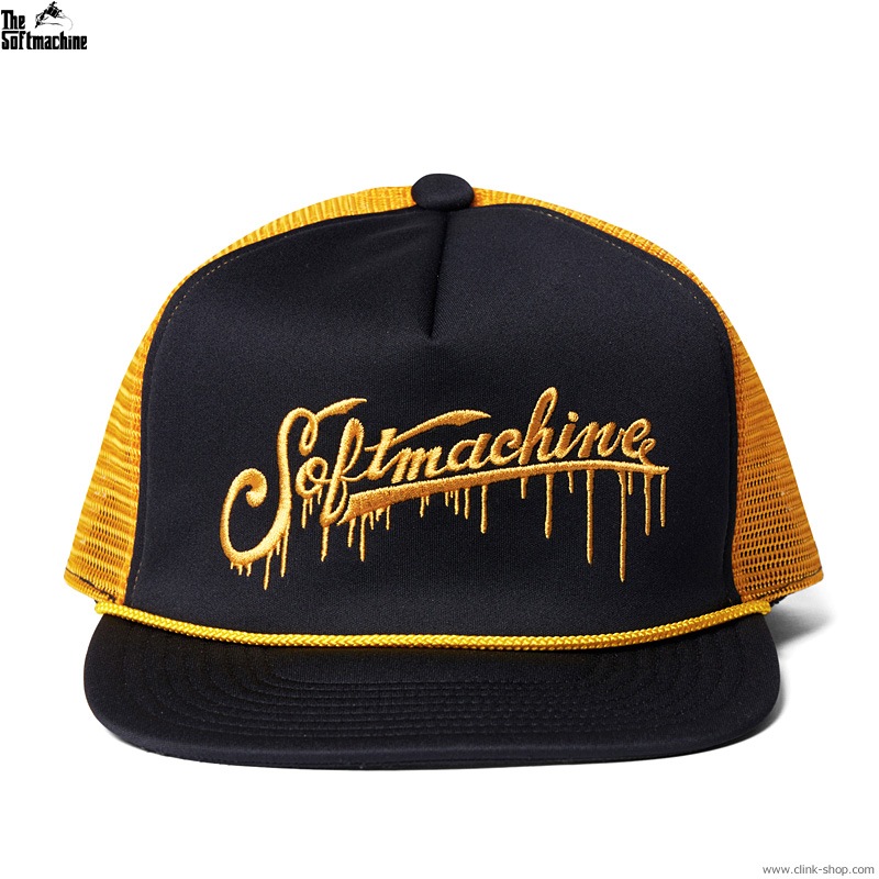SOFTMACHINE DRIPPING LOGO CAP (YELLOW)