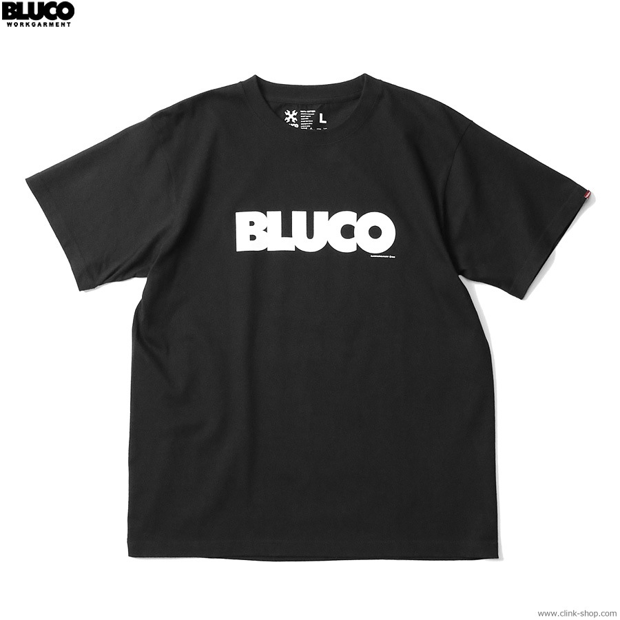 BLUCO PRINT TEE -Logo- (BLACK) [1201-3A09]