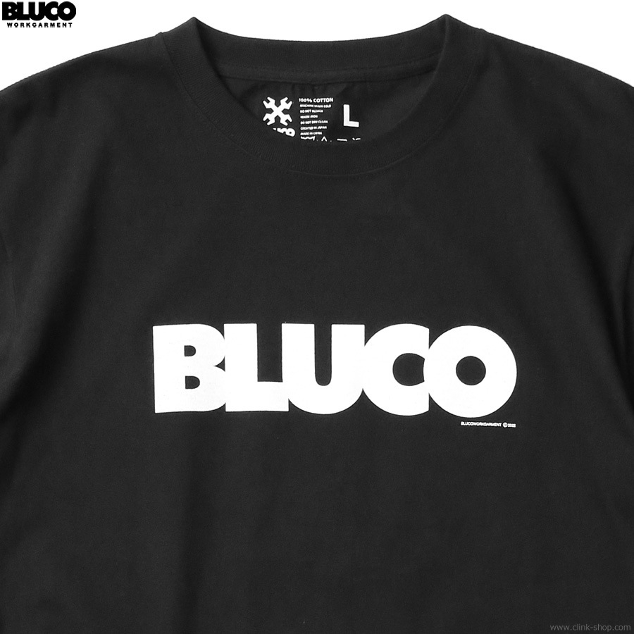 BLUCO PRINT TEE -Logo- (BLACK) [1201-3A09]