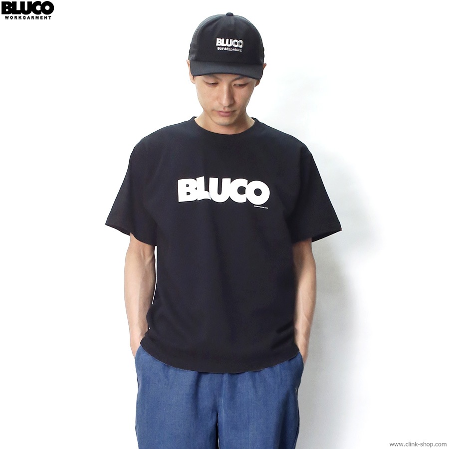 BLUCO PRINT TEE -Logo- (BLACK) [1201-3A09]