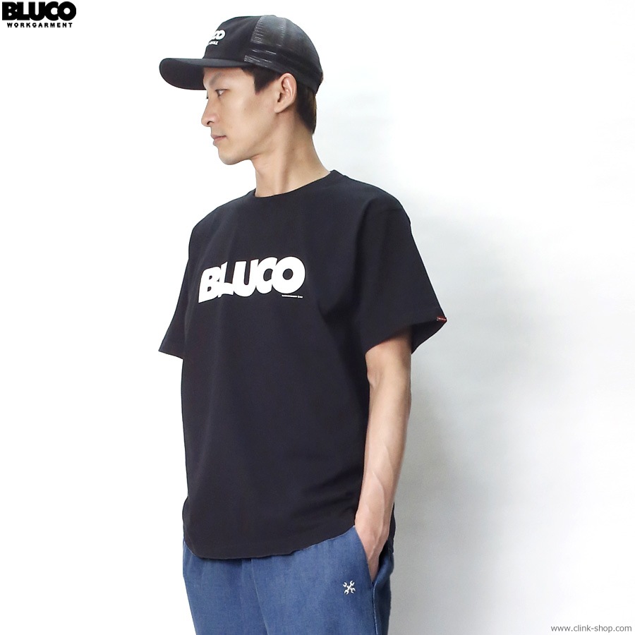BLUCO PRINT TEE -Logo- (BLACK) [1201-3A09]