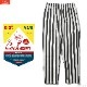 COOKMAN CHEF PANTS WIDE STRIPE BLACK