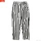 COOKMAN CHEF PANTS WIDE STRIPE BLACK