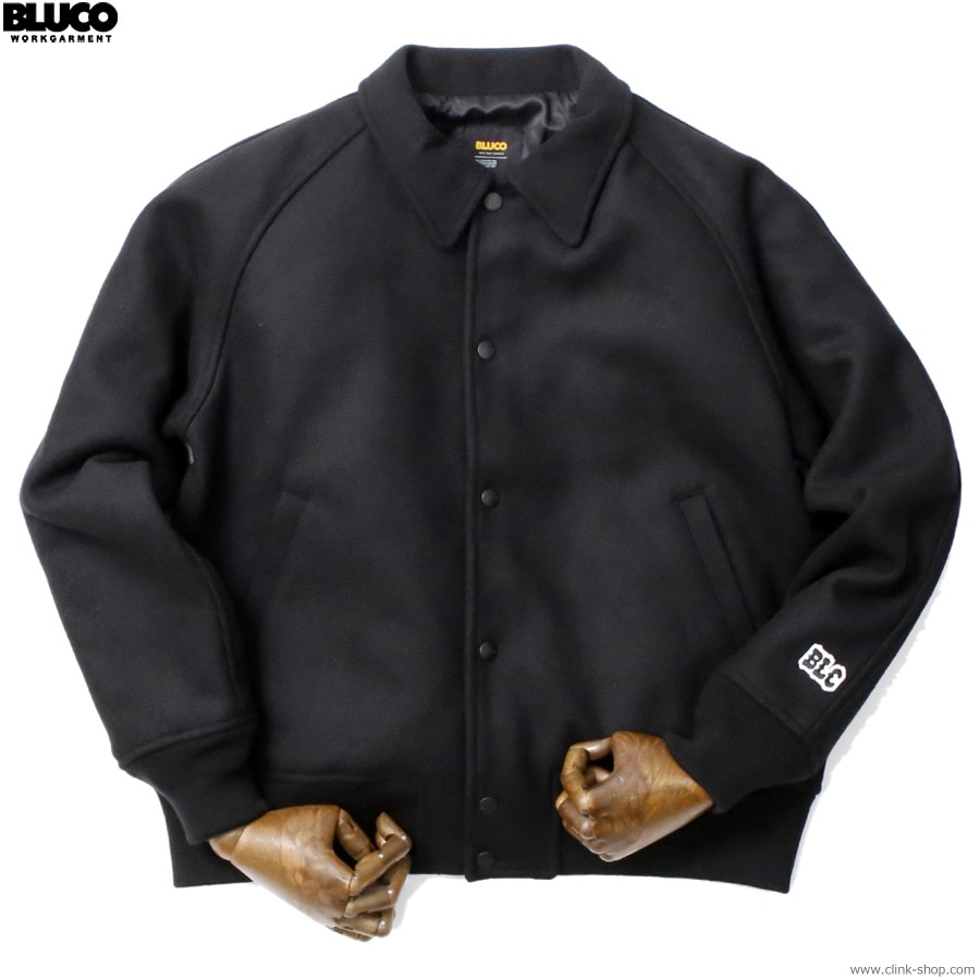 CLINK｜SALE 20％OFF BLUCO HEAVY MELTON AWARD JACKET (BLACK) [157