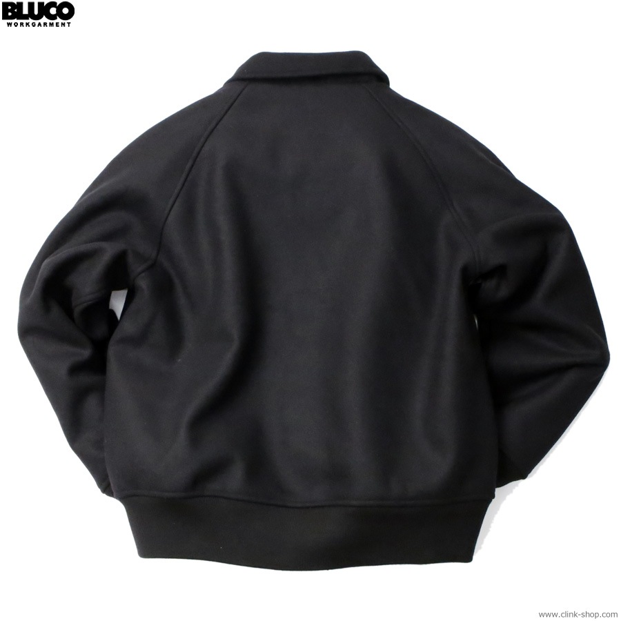 CLINK｜SALE 20％OFF BLUCO HEAVY MELTON AWARD JACKET (BLACK) [157