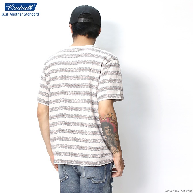 RADIALL COSMICPINWHEEL - CREW NECK T-SHIRT (SNOW WHITE)