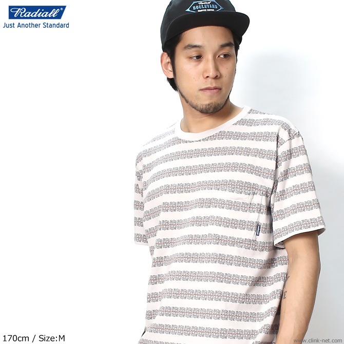 RADIALL COSMICPINWHEEL - CREW NECK T-SHIRT (SNOW WHITE)