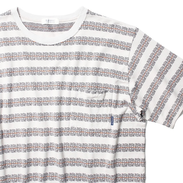 RADIALL COSMICPINWHEEL - CREW NECK T-SHIRT (SNOW WHITE)