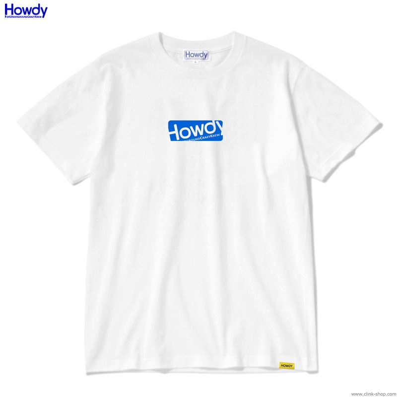 Howdy Box Logo T (WHITE) [HWD2001-TE01]