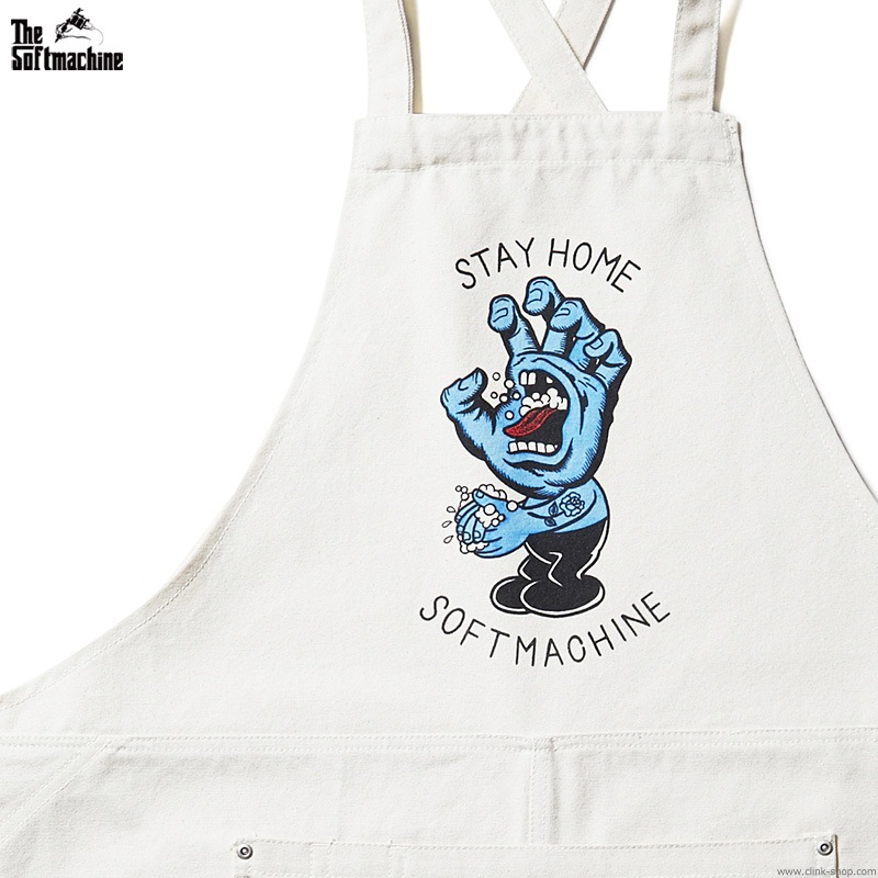 SOFTMACHINE STAY HOME APRON (WHITE)