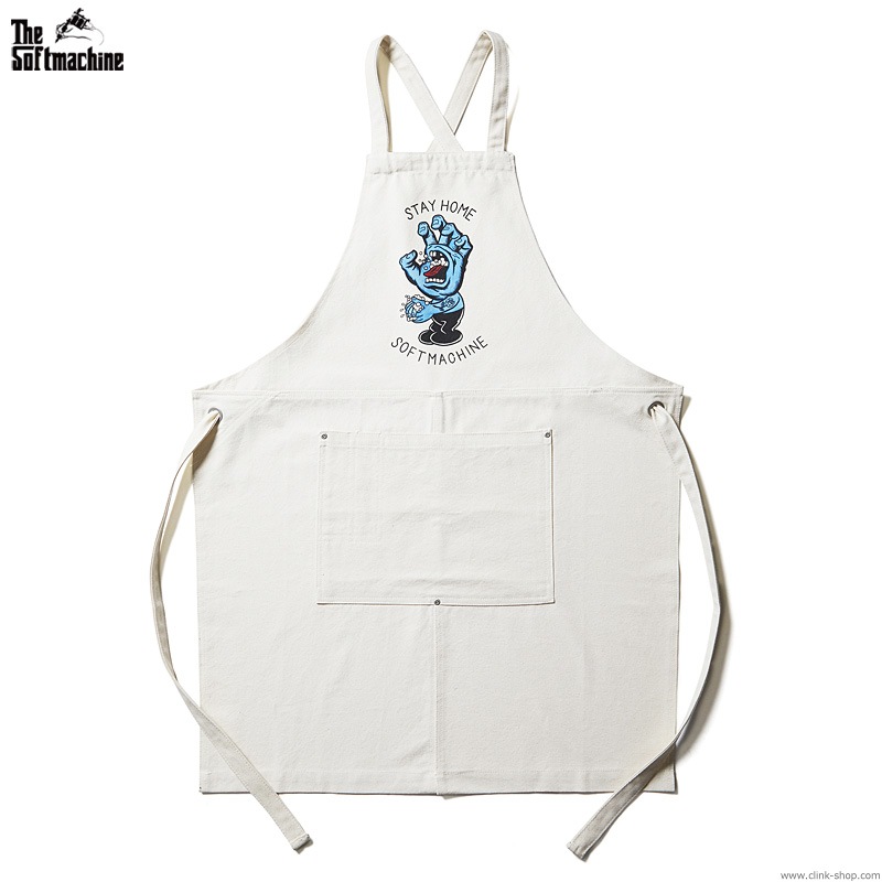 SOFTMACHINE STAY HOME APRON (WHITE)