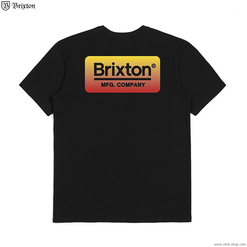 BRIXTON PALMER S/S TAILORED TEE (BLACK)