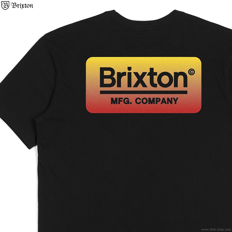 BRIXTON PALMER S/S TAILORED TEE (BLACK)