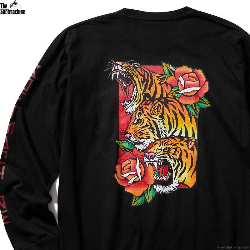 SOFTMACHINE PHARAOH TIGERS L/S (BLACK)