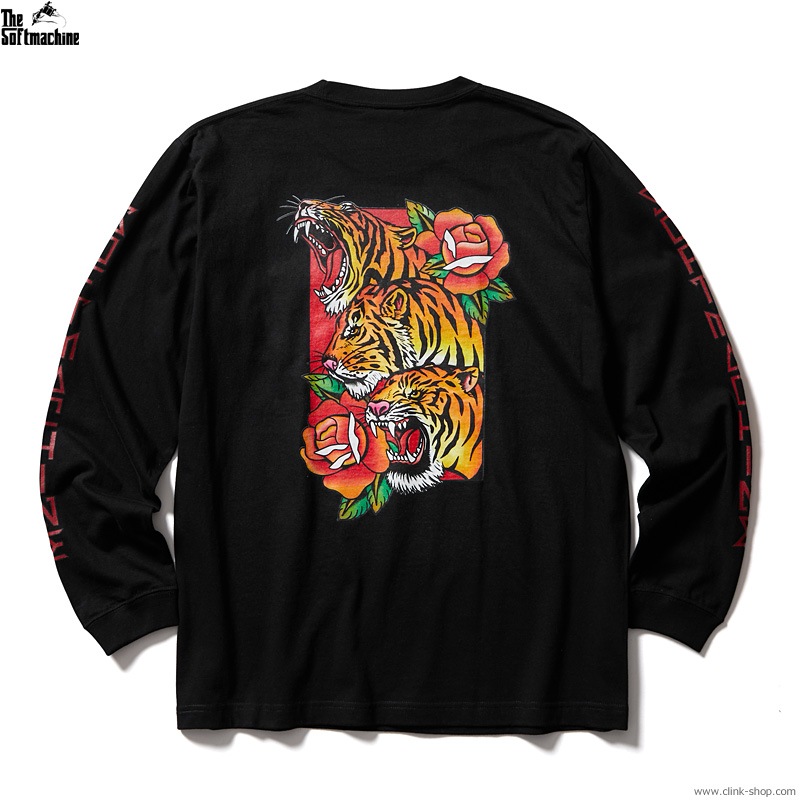 SOFTMACHINE PHARAOH TIGERS L/S (BLACK)