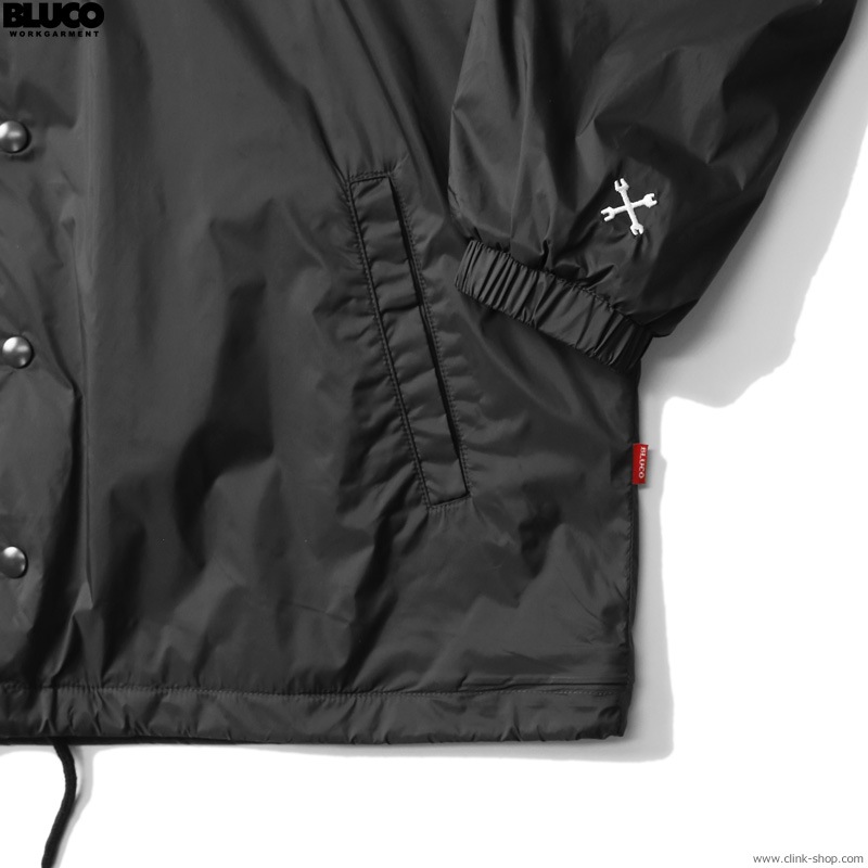 BLUCO COACH JACKET -DOGTOWN- (BLACK) [OL-050DT-022]