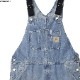 CARHARTT WIP BIB OVERALL (BLUE LIGHT TRUE WASHED)